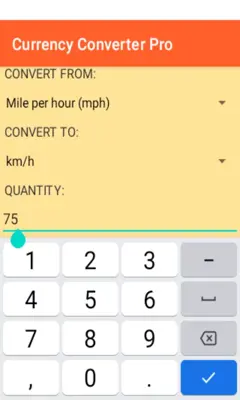 Unit Converter Plus android App screenshot 0