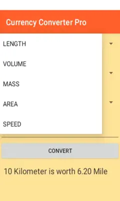 Unit Converter Plus android App screenshot 2